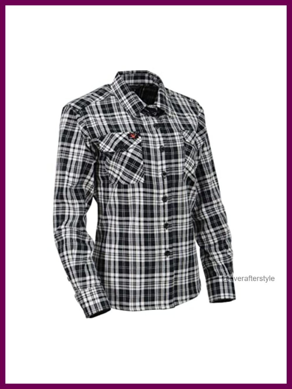 Milwaukee Leather Plaid Flannel Button Down Shirt Cotton Long Sleeve